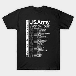 The US Army World Tour T-Shirt